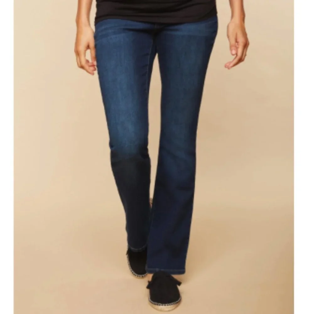 Motherhood Maternity Indigo Blue Boot Cut Petite Extra Small